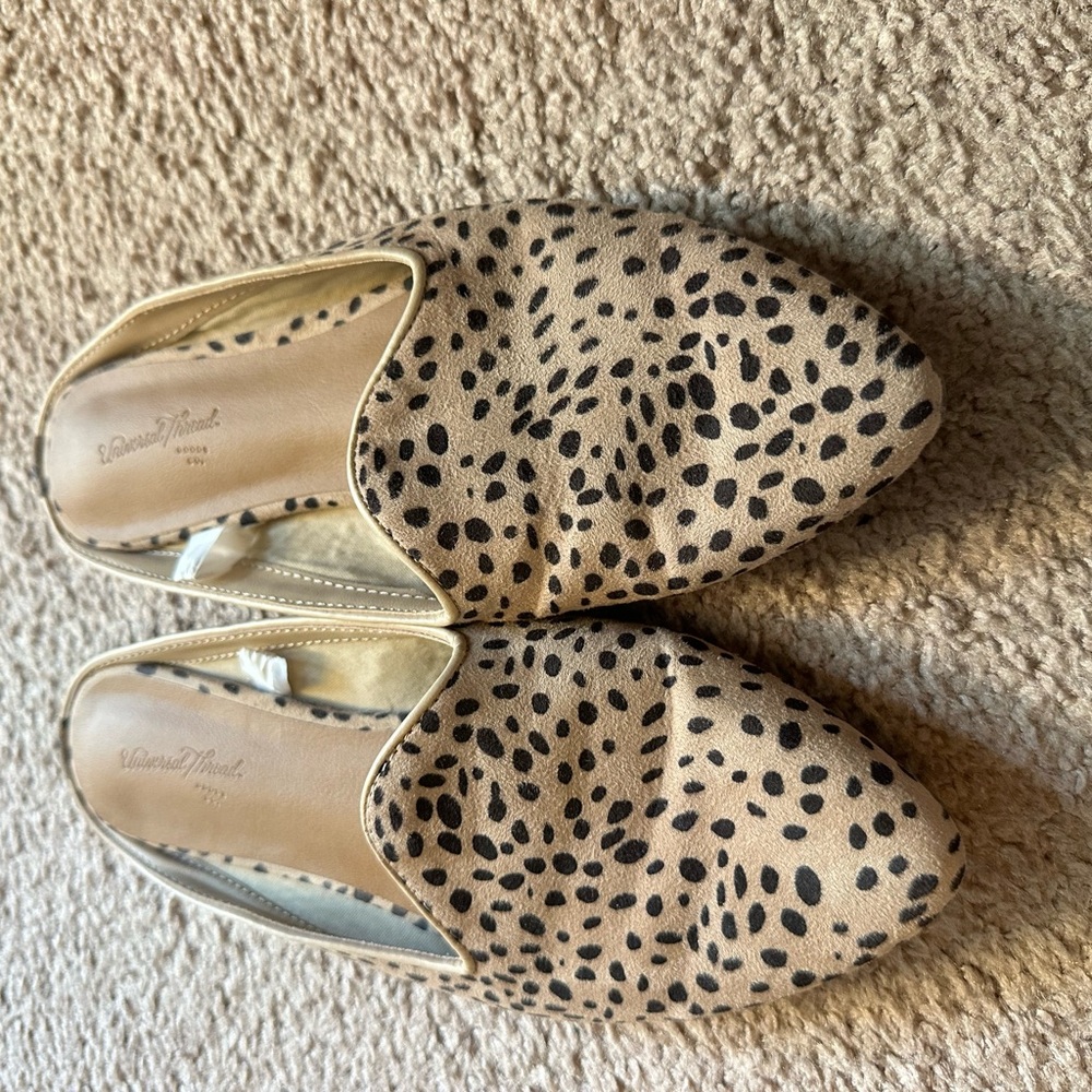 Target Leopard slipon size 6